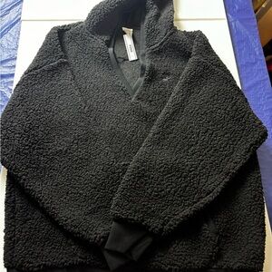 NWT Victoria's Secret PINK Black Fleece Hoodie